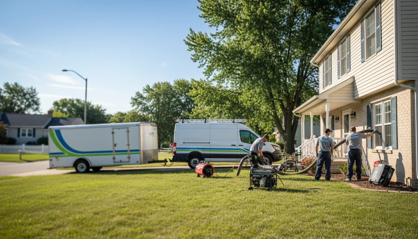 Flooded Basement Restoration And Cleanup With Repair in Gheens, LA near me